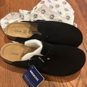 Birkenstock Black Slip-On Clogs